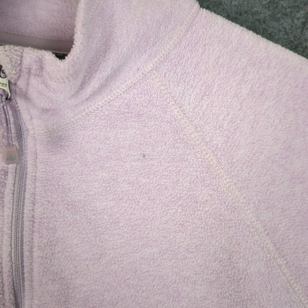 Eddie Bauer Womens Fleece Pullover 1/4 Zip Lavender Purple Mock Neck‎ Size L - Picture 7 of 12